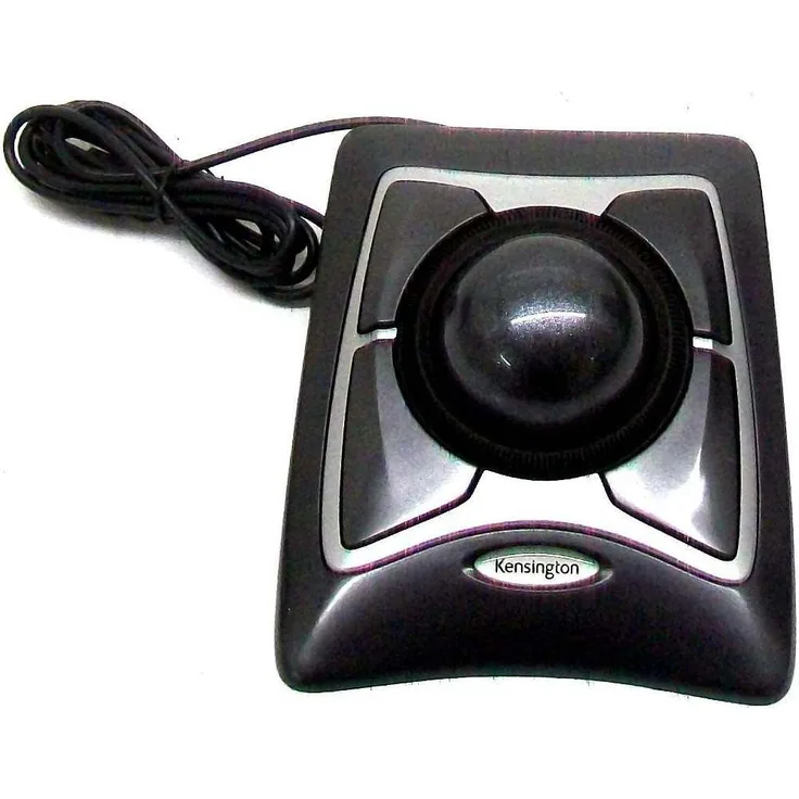 Kensington Expert Mouse, Kabellose Maus mit Trackball, Kompatibel mit Windows & macOS, 64325, Schwarz