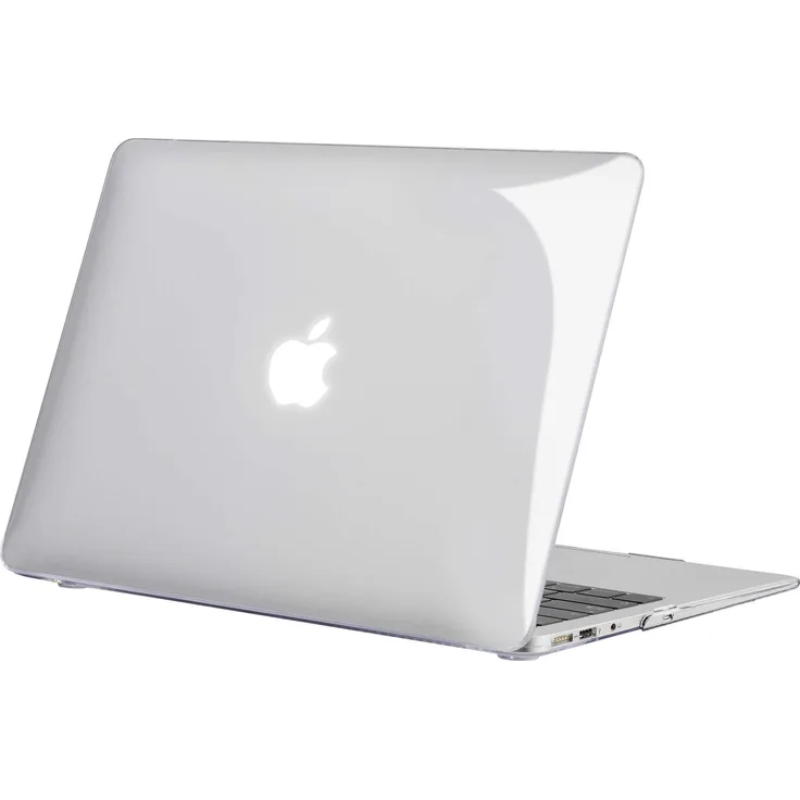 Hülle für MacBook Air 13 zoll,TECOOL Slim Plastik Hartschale Schutzhülle Snap Cover Case für Apple 2010-2017 MacBook Air 13,3 Zoll (Modell:A1466/A1369) - Transparent