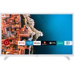 Hitachi F32E4300W 80 cm (32 Zoll) LED Smart TV (Full HD, HDR) HD-Triple-Tuner (Sat, Antenne, Kabel) Modelljahr 2021 Energieklasse F (DE-Modell)