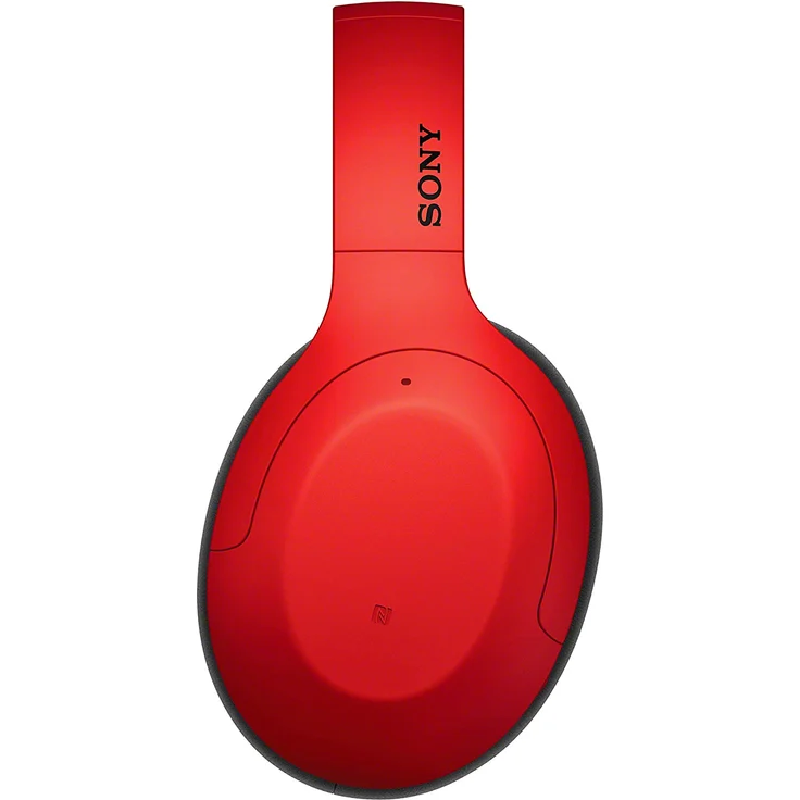 Sony WH-H910N kabellose High-Resolution Kopfhörer (Noise Cancelling, Bluetooth, Quick Attention Modus, bis zu 40 Std. Akkulaufzeit, Headset mit Mikrofon für Telefon & PC-Laptop) rot – Bild 4