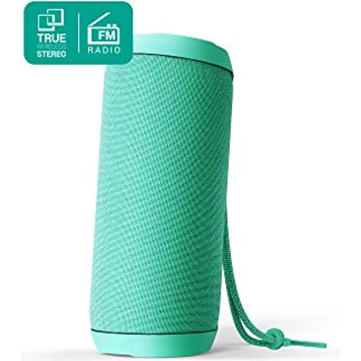 Energy Sistem Urban Box 2 Jade Tragbarer Lautsprecher (10 W, TWS, Bluetooth 5.0, USB-microSD-MP3-Player, FM-Radio)