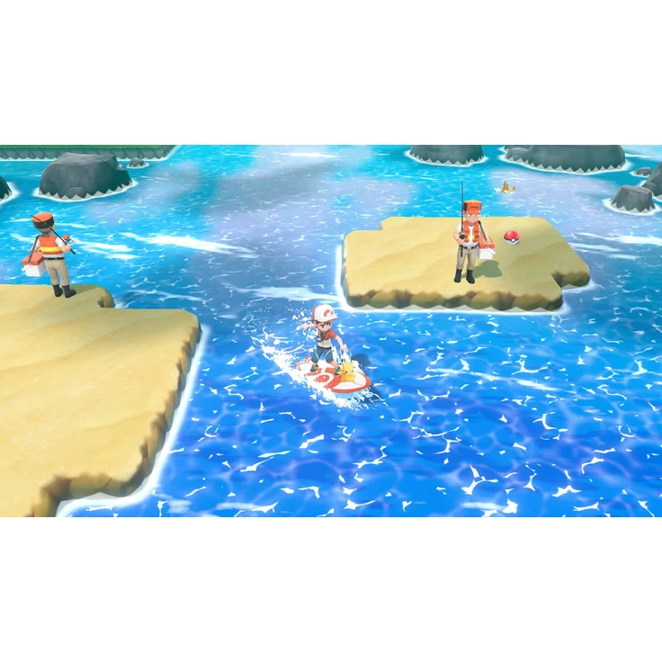 Nintendo Switch V1 Pokémon Let's Go Edition Braun Gelb 32GB Bundle inkl. Pokémon Let's Go: Pikachu + Pokéball Plus (altes Modell) – Bild 8