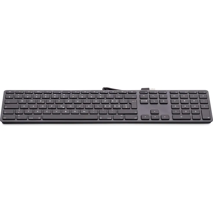 LMP USB numerische Tastatur KB-1243 Space Grau - Layout Britisches englisch QWERTY, 18248