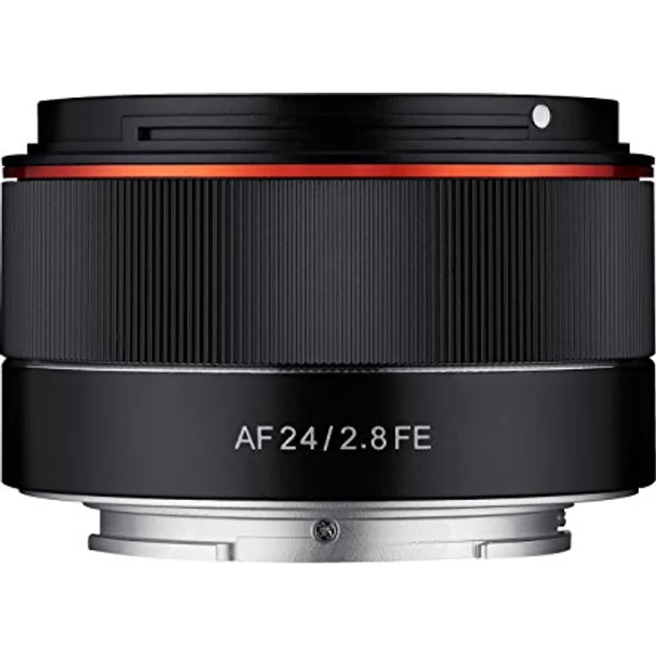 Samyang AF 24 mm F2.8 FE (Tiny but Wide) - Vollformat 24mm Weitwinkel Festbrennweite Autofokus Objektiv für Sony E, FE, E-Mount, für Sony A9, A7, A6500, A6300, A6000, A5100, A5000, Nex Kameras – Bild 1