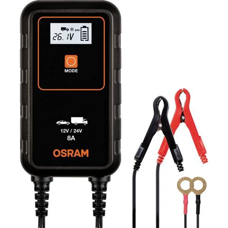 Osram Auto OEBCS908 OEBCS908 Automatikladegerät, Batterie Ladungsausgleicher, Batterieüberwachung, Kfz-Batterietester