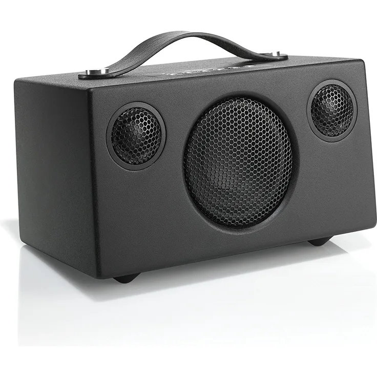 Audio Pro Addon T3 portabler Bluetooth Stereo-Lautsprecher (30h Akkulaufzeit, Echtholzgehäuse) Schwarz