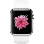 Apple Watch 38mm mit Sportarmband weiß 