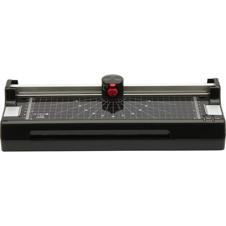 Olympia 3 in 1 A 240 Combo Laminiergerät (Schneidemaschine, Eckenrunder) schwarz – Bild 2