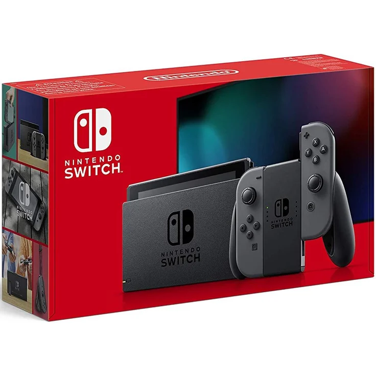 Nintendo Switch (2019) V2 Grau 32GB – Bild 1