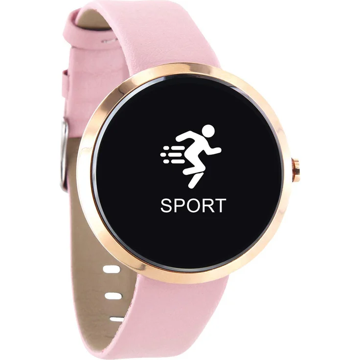 xlyne Siona XW Fit Smartwatch Damen, 43mm, Metallgehäuse, Roségold/Rosa – Bild 4