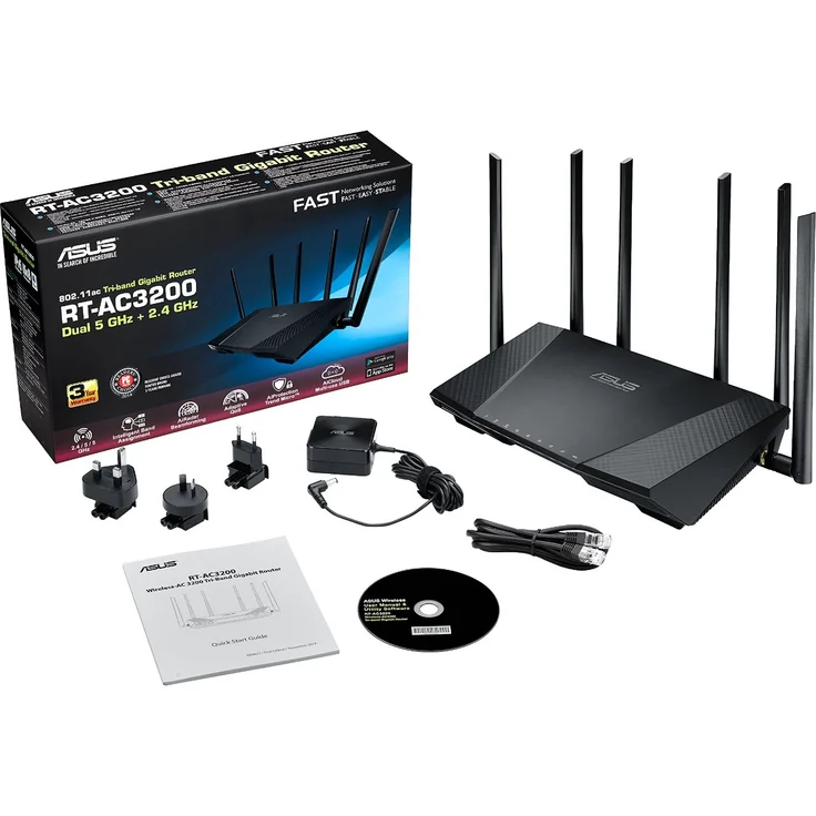 Asus RT-AC3200 (90IG01F1-BM2G00) – Bild 4