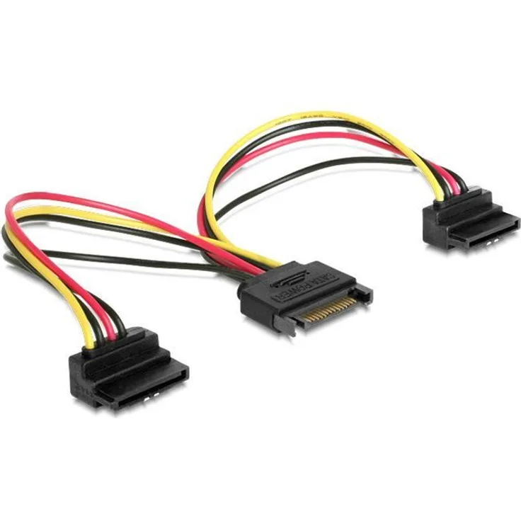 DeLOCK - Netz-Splitter - 15 PIN SATA Power (M) - 15 PIN SATA Power (W) - 15 cm (60128)