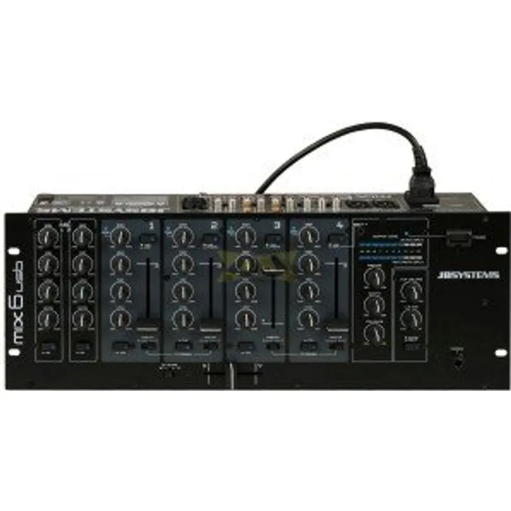 JB Systems MIX 6 USB - 6 Kanal Mixer-Mischpult