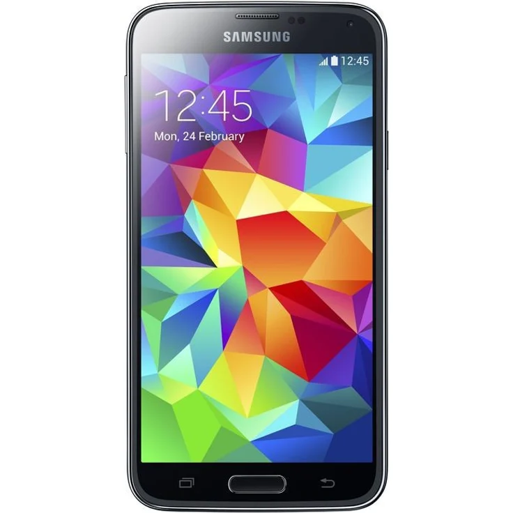 Samsung Galaxy S5 Smartphone 12,95cm Pixel (5,1 Zoll) Super-AMOLED-Display, 16GB interner Speicher, 2GB RAM, Android, Schwarz – Bild 1