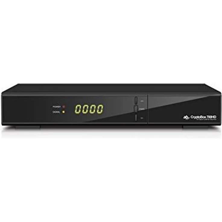 AB-COM Cryptobox 700 Full HD Satellite Receiver DVB-S2, HEVC-H.265, LAN schwarz