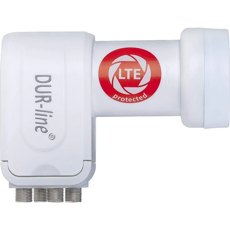 DUR-line +Ultra Quad LNB für bis zu 4 Teilnehmer white/weiß