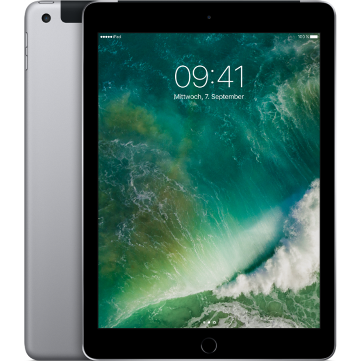 Apple iPad (2017) WiFi + Cellular Spacegrau 128 GB (MP2D2FD-A)