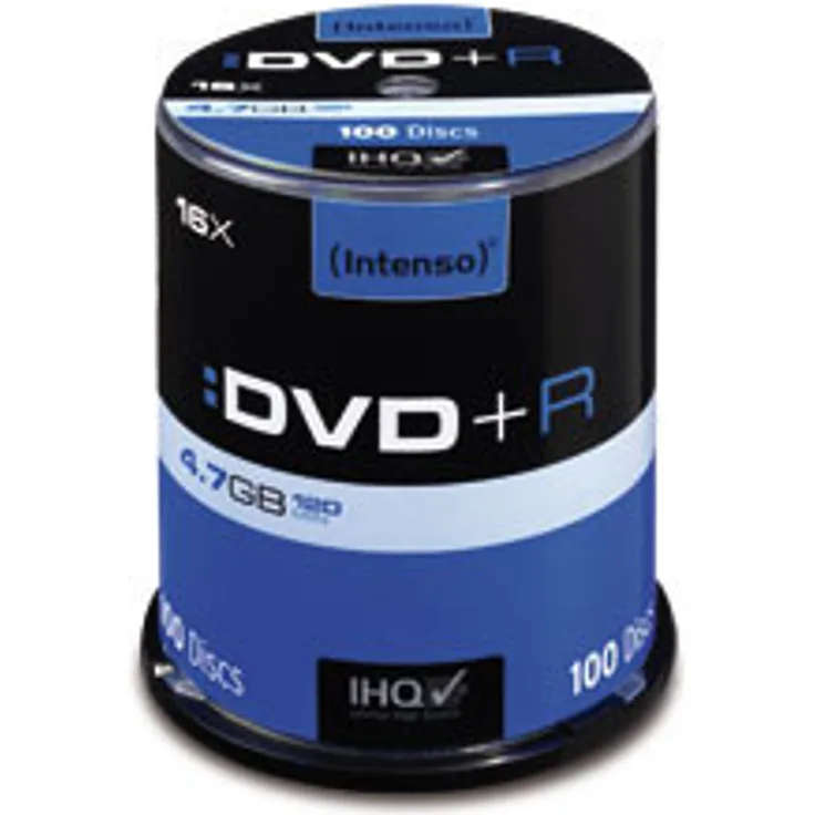 Intenso DVD+R 4.7GB 16x, 100er Spindel (4111156)