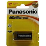 Panasonic 6 LR 61 Pap Alkali Batterie (9V)