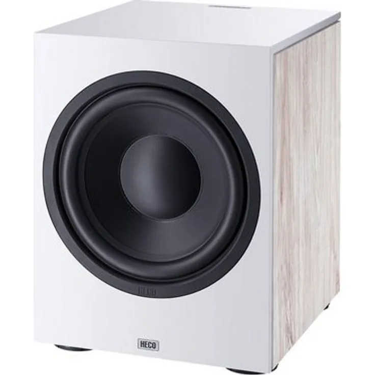 Heco Aurora Sub 30A, Aktiver Bassreflex-Subwoofer, weiß