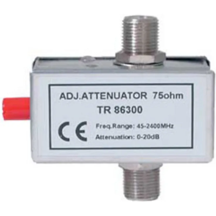 SAT Dämpfungsregler, 45-2400 MHz, 0-20 dB, F-Technik
