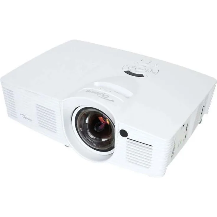 Optoma EH200ST Heimkino-Beamer, DLP, Full HD (1920 x 1080), Kontrast 2000:1, 3000 ANSI-Lumen, Bildverhältnis 16:9, weiß
