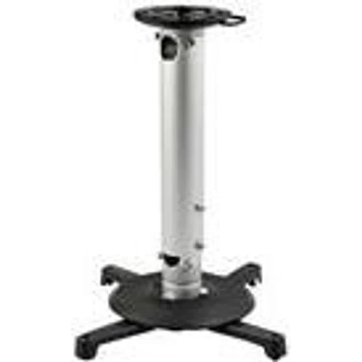 StarTech.com PROJILMNT2 Beamer Deckenhalterung (+-25° neigbar, 360° schwenkbar, bis 15Kg, Deckenabstand 128mm-578mm)