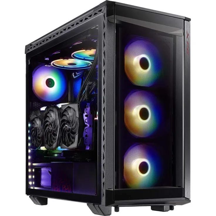 ADATA XPG Battlecruiser Super Mid-Tower ATX Gaming-Gehäuse, Schwarz