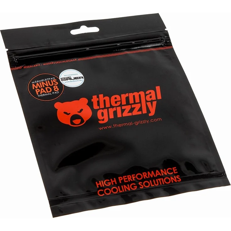 Thermal Grizzly Minus Pad 8 8W - m · K kombinierte Kühlkörper - kombinierte Kühlkörper (120 mm, 20 mm, 1 mm, -100-250 ° C) – Bild 1