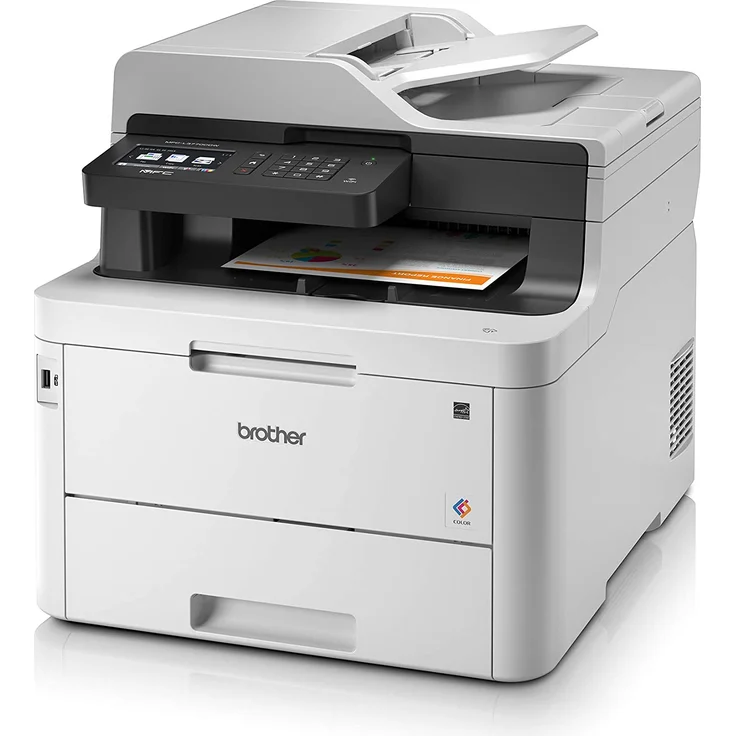 Brother MFC-L3770CDW (4-in-1) Multifunktionsdrucker - (Laser) Farbe, Druckgeschwindigkeit: 24 s/w, 24 Farbe, Auflösung: 2400 x 600, LAN, NFC, WLAN, AirPrint, Cloud Print (MFCL3770CDWG1) – Bild 6
