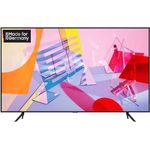 Samsung GQ55Q60TGU 138 cm (55 Zoll) QLED Smart TV (Ultra HD, HDR) HD-Triple-Tuner (Sat, Antenne, Kabel) Modelljahr 2020 Energieklasse G (DE-Modell)