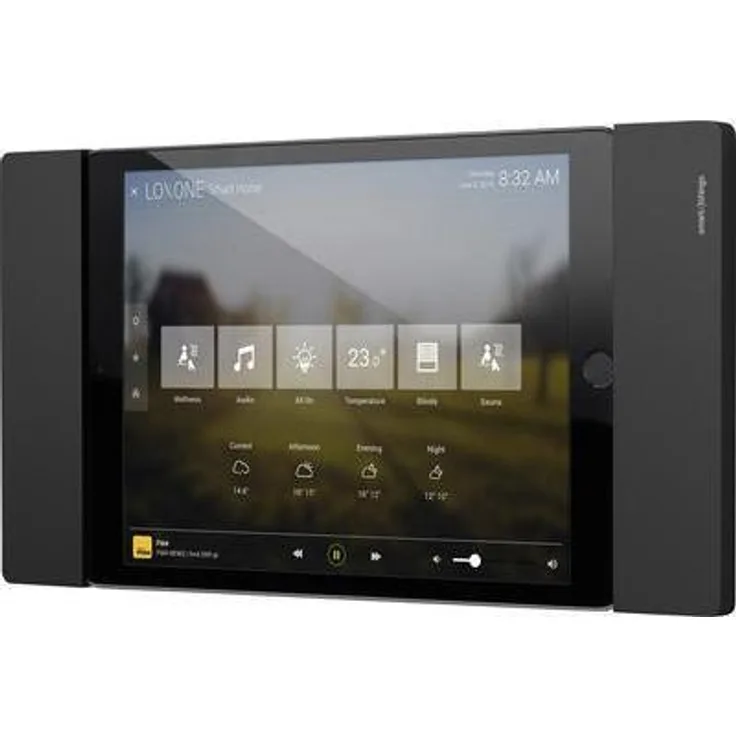 smart things solutions s09 b sDock Fix mini - Abschließbare Wandhalterung und Ladestation zur dauerhaften Installation für Apple iPad mini 4+5 Schwarz