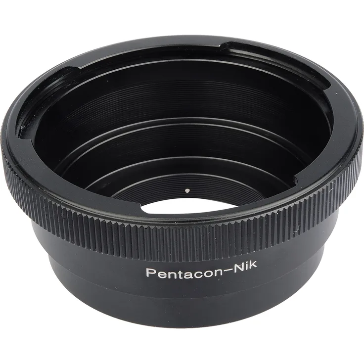 B.I.G. 421365 Objektivadapter, Pentacon Six an Nikon schwarz
