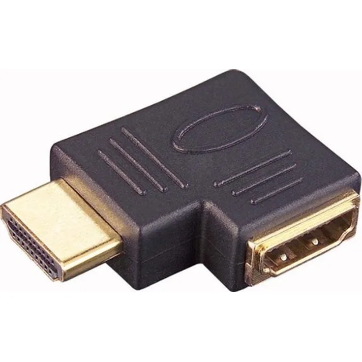 E+P High-Speed HDMI-Kabel Winkelstecker - Winkelkupplung (L-Form)