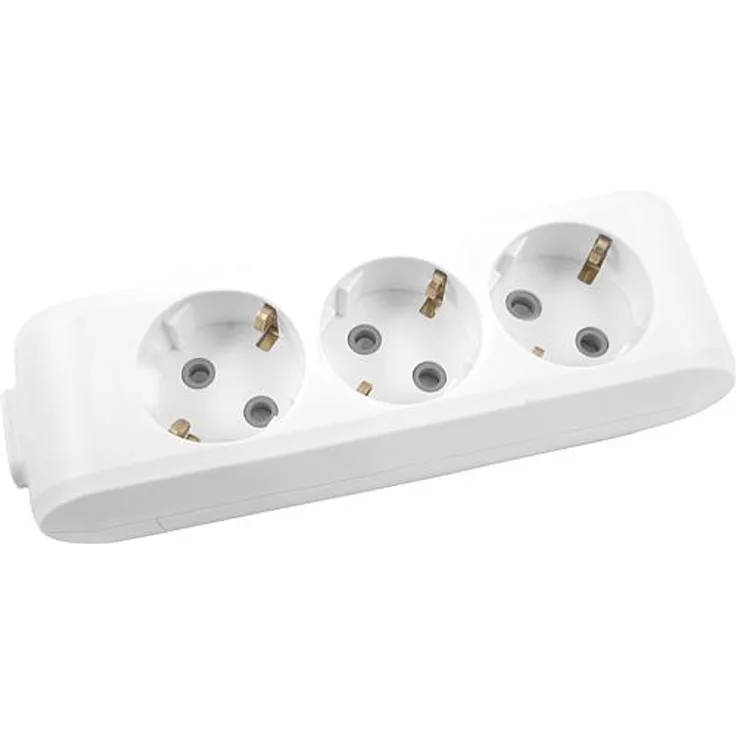 Panasonic 3-fa. Steckdosenleiste weiß WLTB04302WH-EU1
