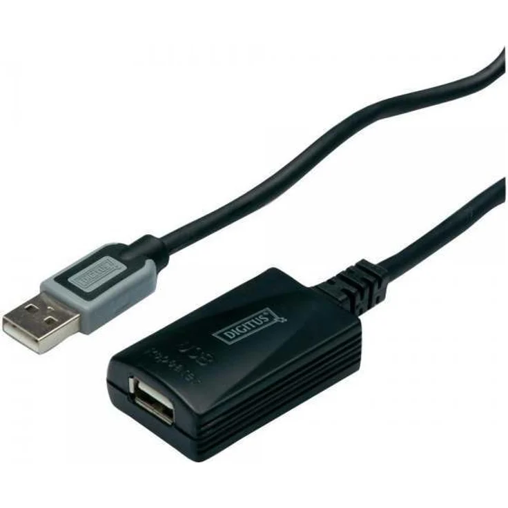 DIGITUS USB Repeater Cable DA-70130-3 - USB-Erweiterung - USB Typ A, 4-polig (M) - USB Typ A, 4-polig (W) - 5,0m (USB / USB2.0) (DA-70130-3) – Bild 1