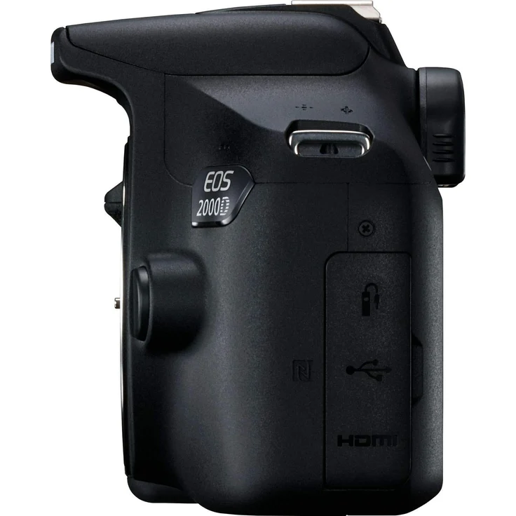 Canon EOS 2000D Spiegelreflexkamera (24,1 MP, DIGIC 4+, 7,5 cm (3,0 Zoll) LCD, Display, Full-HD, WIFI, APS-C CMOS-Sensor) inkl. EF-S 18-55mm IS II F3.5-5.6 IS II und EF 75-300mm F4-5.6 III schwarz – Bild 5