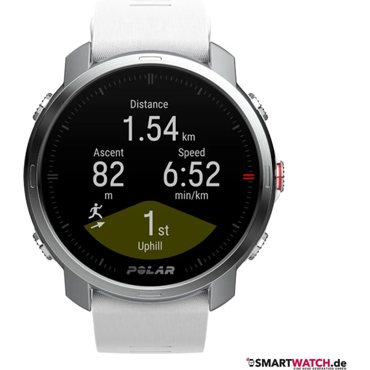 Polar Grit X Multisportuhr GPS, Unisex, M/L, Edelstahlgehäuse, Silber/Weiß (90081735) – Bild 6