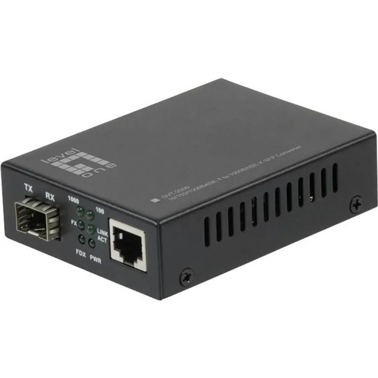 LevelOne GVT-2000 Konverter 10-100-1000T auf 1000SX SFP