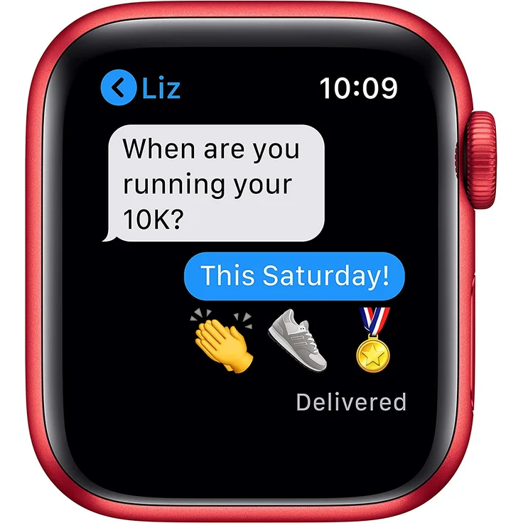 Apple Watch Series 6 Smartwatch GPS + Cellular, 40mm, Aluminiumgehäuse PRODUCT(RED), Sportarmband PRODUCT(RED) – Bild 7