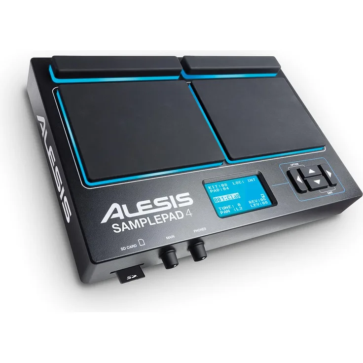 Alesis Sample Pad 4 - Kompaktes 4-Pad Percussion- und Sample-Triggering-Instrument