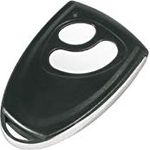 Rademacher Micro-Handsender 2-Kanal für RolloPort Garagentorantrieb, Garagentor Fernbedienung für Schlüsselbund, RP-MHS-RF63, Schwarz