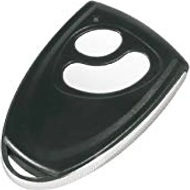 Rademacher Micro-Handsender 2-Kanal für RolloPort Garagentorantrieb, Garagentor Fernbedienung für Schlüsselbund, RP-MHS-RF63, Schwarz