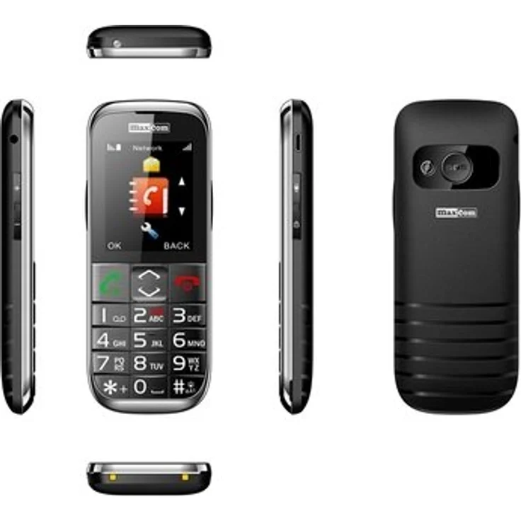 MaxCom MM720 Block-Handy Schwarz – Bild 2