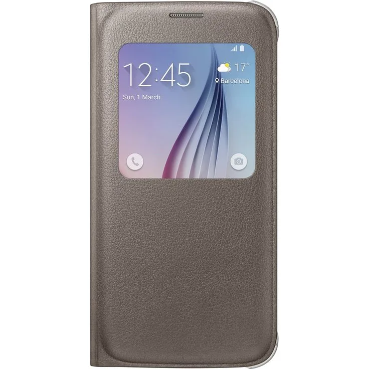 Samsung S View Cover für Samsung Galaxy S6 gold