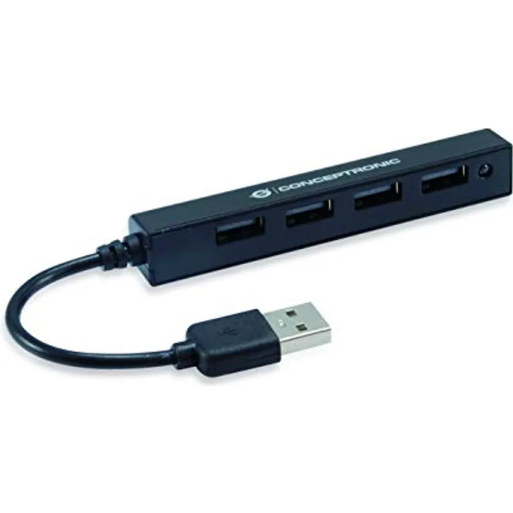 Conceptronic HUBBIES05B USB-Hub 4Port USB2.0 schwarz