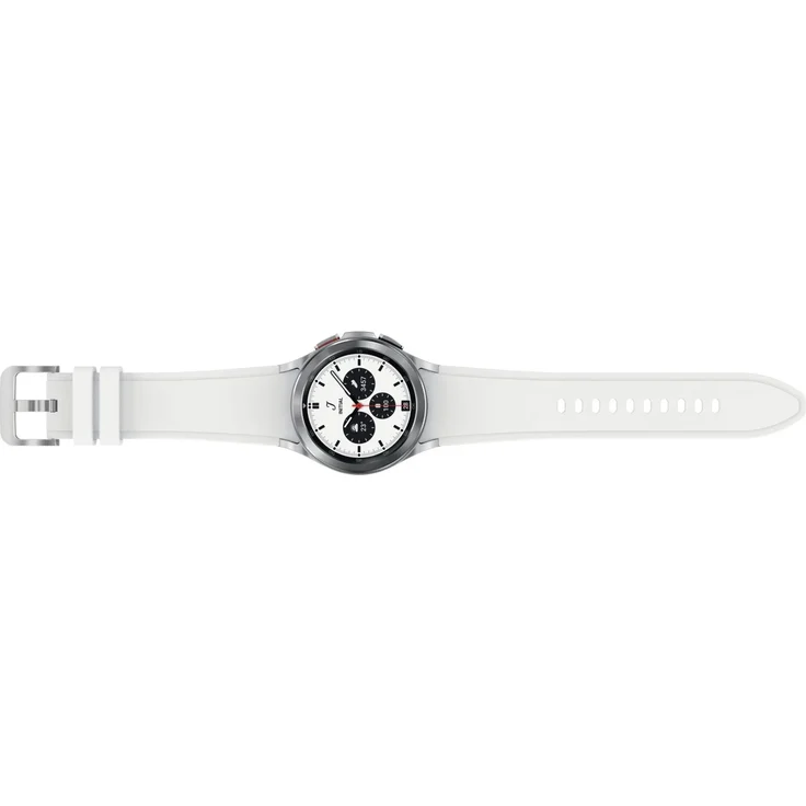 Samsung Galaxy Watch4 Classic Bluetooth Smartwatch Unisex, 42mm, Edelstahlgehäuse, Silver – Bild 7