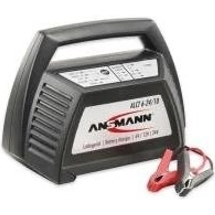 ANSMANN Autobatterie Ladegerät ALCT 6-24-10 - Vollautomatisches Batterieladegerät für Autobatterien & Bleiakkus mit 6V, 12V & 24V - 10A - Erhaltungsladegerät ideal für PKW, Motorrad, Boot etc. – Bild 1