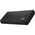 Green Cell Powerbank PowerPlay Ultra 2x USB, 2x USB-C Power Delivery, 26800 mAh, 128 W Black, Powerbank, schwarz, grün