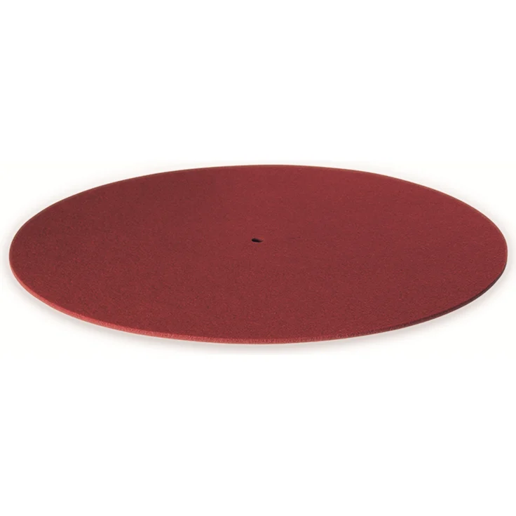 Plattentellerauflage DYNAVOX PM2, rot, Filz